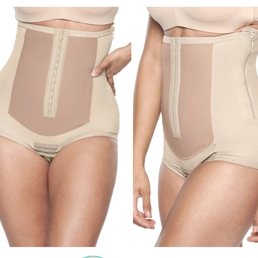 EUC Dual Closure Girdle BELLEFIT Sz S